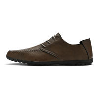 Zapatos De Cuero Para Hombre Con Suelas Suaves Versátiles Para Todas Las Estaciones Tallas Grandes Moda Casual Para Jóvenes Zapatos De Conducción - details 16