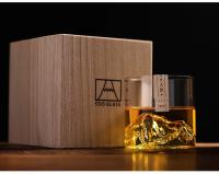 Vaso De Whiskey Montaña Japonés 3D Vintage Vino De Glaciar Vaso De Vodka Eco-amigable Material De Vidrio Caja De Regalo De Madera - details 22