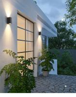 Lámpara De Pared LED Impermeable Para Exterior Base De Aluminio GU10 Para Jardín Y Porche Iluminación Contemporánea AC86-265V - details 12