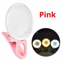 Mini Clip Luz Nocturna Para Móvil Luz Blanca Cálida Linterna De Lectura Nocturna Lente De Cámara Triple Artificio De Autoefilado Belleza - details 15