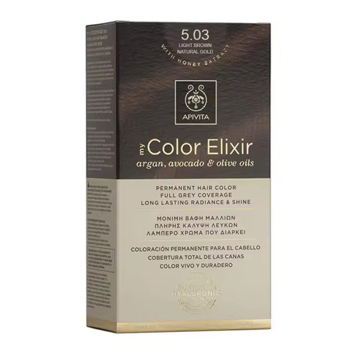 Apivita Tinte 6.87 Dark Blonde Pearl Sand - 1