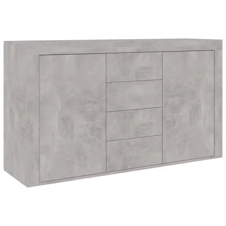 vidaXL Aparador de madera de ingeniería 120x36x69 cm Mueble de Almacenaje de Salón, Buffet para salón, Armario Auxiliar, Armario de Almacenamiento - 1