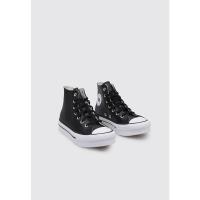 Converse CHUCK TAYLOR ALL STAR EVA LIFT LEATHER  Deportivas Con Plataforma Niña Negro - details 0