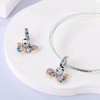 Encantos De Cocodrilo Plateado En Plata Con Dibujo Colorido Encantos Colgantes Para Pulseras Y Collares Joyería DIY - details 8