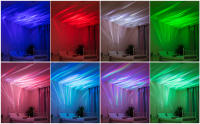 Proyector De Estrellas LED Aurora Con Altavoz Bluetooth Luz Nocturna Ruido Galaxia Para Decoración De Habitación Y Niños - details 4