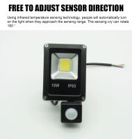 Lámpara De Inundación LED Con Sensor De Movimiento IP65 Impermeable 10W 30W 50W 220V Luz De Punto Exterior Al Aire Libre Reflector De Lámpara - details 9