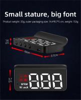 M3 HUD Obd2 Pantalla De Visualización Para Coche Proyección En Parabrisas Con Gran Fuente Adecuado Para Todas Las Autos E-OBD Y GPS - details 8