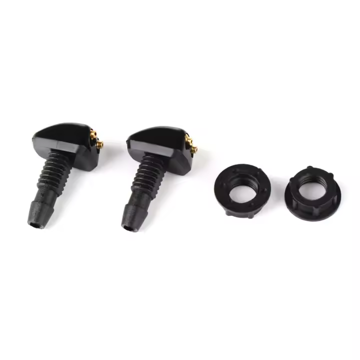 Boquilla De Lavado De Parabrisas Doble Agujero Para Mayoría De Modelos De Coches Boquilla De Reparación De Limpieza De Parabrisas - 1