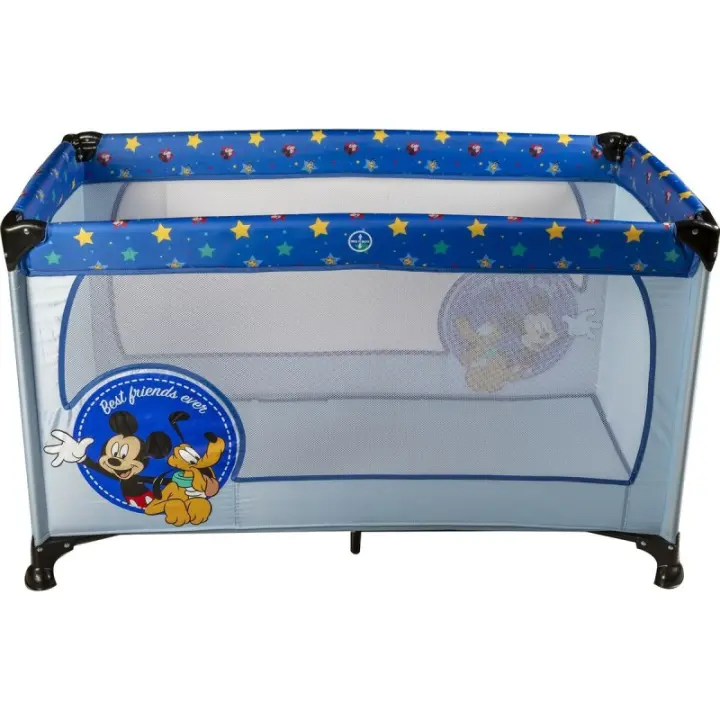 Cuna de Viaje Mickey Mouse CZ10607 120 x 65 x 76 cm Azul - 1