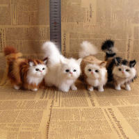 Juguete De Peluche De Gato Simulación Muñeco Suave De Gata Realista Para Niñas Y Niños Regalo De Cumpleaños O Día De San Valentín - details 0