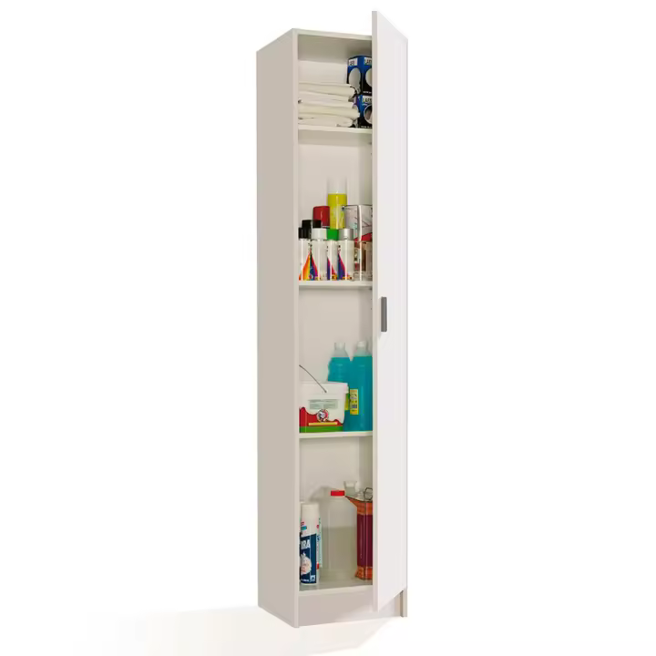 Armario Use 1 puerta 4 estantes roble 180x37x37 cm - 1