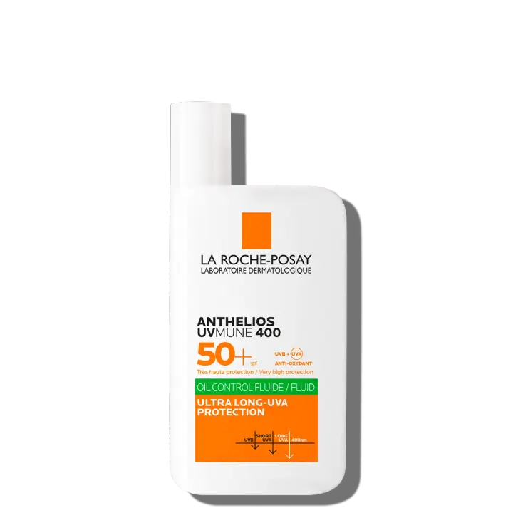 La Roche-Posay Anthelios UVMune 400 Oil Control Fluifo SPF50+ 50ml - Cuidado de Piel y Prevención de Daño Solar - 1