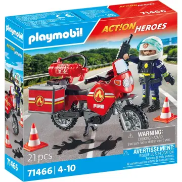 Playmobil Pista Skate Park PLAYMOBIL Stuntshow Moto Con Muro De