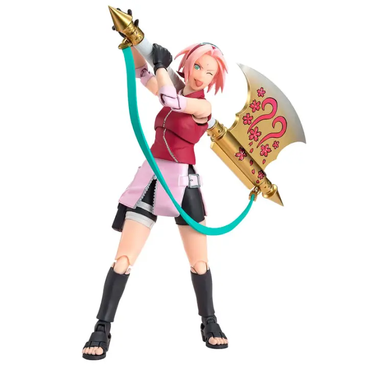 Figura S.H. Figuarts Sakura Haruno Naruto OP99 Edition Naruto Shippuden 14cmFigura  Coleccionable - Idea de Regalo- Mercancia Oficial - Juguetes para Niños y Adultos - Movies Fans - Muñeco para Coleccionistas y Exposición - 1