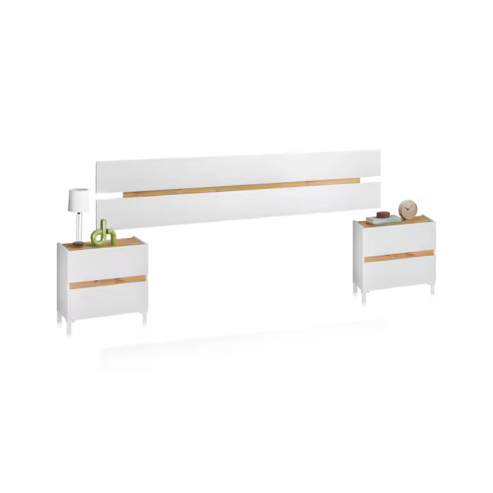 Duehome - Cabecero con mesitas Ezra - 1