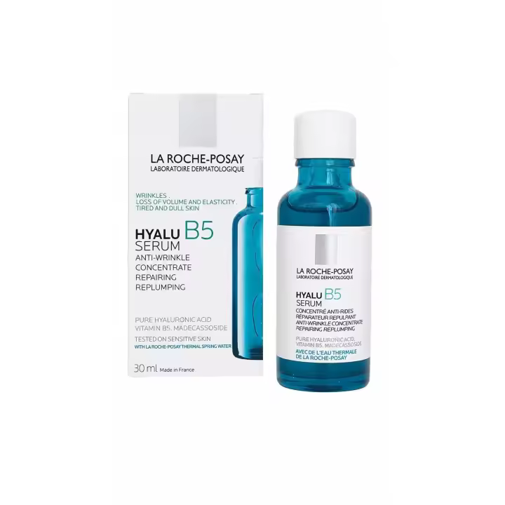La Roche-Posay - Sérum HYALU B5 facial antiarrugas con ácido hialurónico 10% y vitamina B5, rellenador instantáneo y reparador rápido para piel sensible, 30 ml - 1