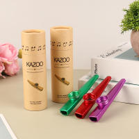 Organizador De Instrumentos Musicales Kazoo De Metal Y Papel 2 Piezas Set Almacenamiento Para Instrumentos De Boquilla Accesorios - details 2