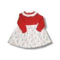 Juliana Baby Clothes Vestido Cuerpo Punto Tela Niña Vistiendo Bebes J6150 CALDERA ropa niños Winter ROYALE CORDONETS - details 4