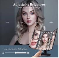 Espejo de maquillaje con Luces, aumento 2X 3X 10X, Espejo Iluminado, control tacthil, Fuente de Alimentación dual triple - details 2