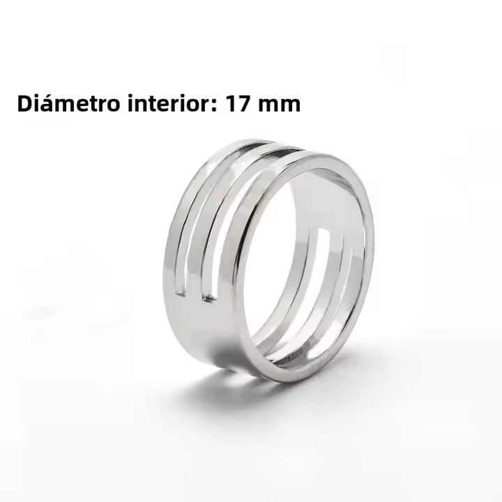 Herramienta De Apertura Y Cierre De Anillos De Acero Inoxidable Para Hacer Joyas Inner Dia 17/18/19mm Duradera Para Joyeros - 1