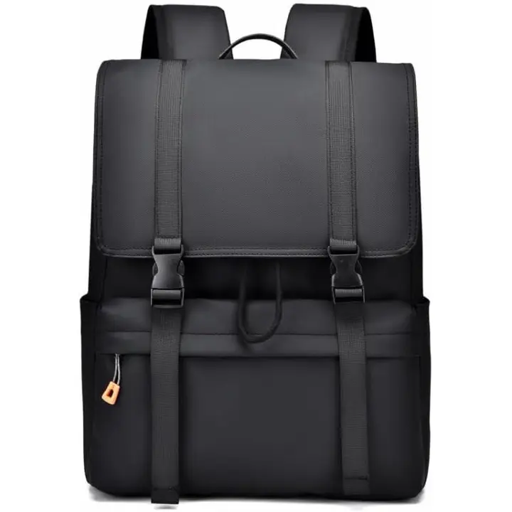 Mochila para hombre, bolso de ordenador de negocios de gran capacidad, mochila de ciclismo al aire libre Negro - 1
