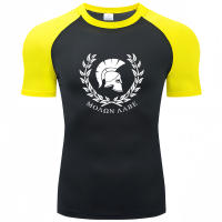 Camiseta De Deporte Para Hombre Molon Labe Warrior Sparta Ajustada Rápida Secado Transpirable Estampado O-cuello Sin Capucha - details 3