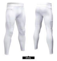 Pantalones deportivos ajustados para hombre, pantalones de chándal transpirables de secado rápido, pantalones de cintura elástica, mallas para entrenamiento, Fitness, trotar, pantalones de gimnasio para hombre - details 16