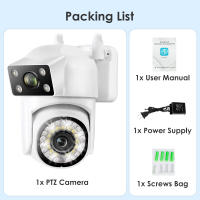 Cámara De Seguridad IP Exterior 8MP 8X Zoom Wifi HD Vigilancia Nocturna Automática Seguimiento Humano Monitorización Cámara De Vigilancia Inalámbrica Con Visión Nocturna Y Alarmas - details 2
