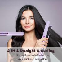 Planchas del Pelo 2 in 1, Rizador de cabello de doble uso, Planchas planas de calentamiento rápido 30S, Ajuste de temperatura 140-200°C, Alisador de cabello profesional iónico de cerámica - details 3