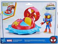 Spidey Con Vehículo Hover Spinner Y Figura De Acción Hasbro - details 4