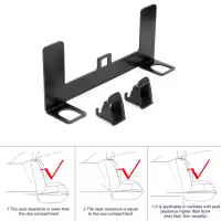 Kit de Montaje de Anclaje de Asiento de Seguridad de Coche de Acero Universal - details 14