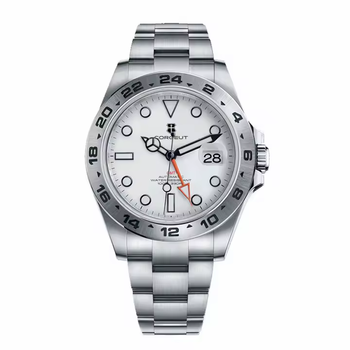 Reloj De Pulsera Automático Para Hombre CORGEUT NH34A 10ATM Impermeable 39mm GMT Función Lume Reloj De Moda Y Casual - 1