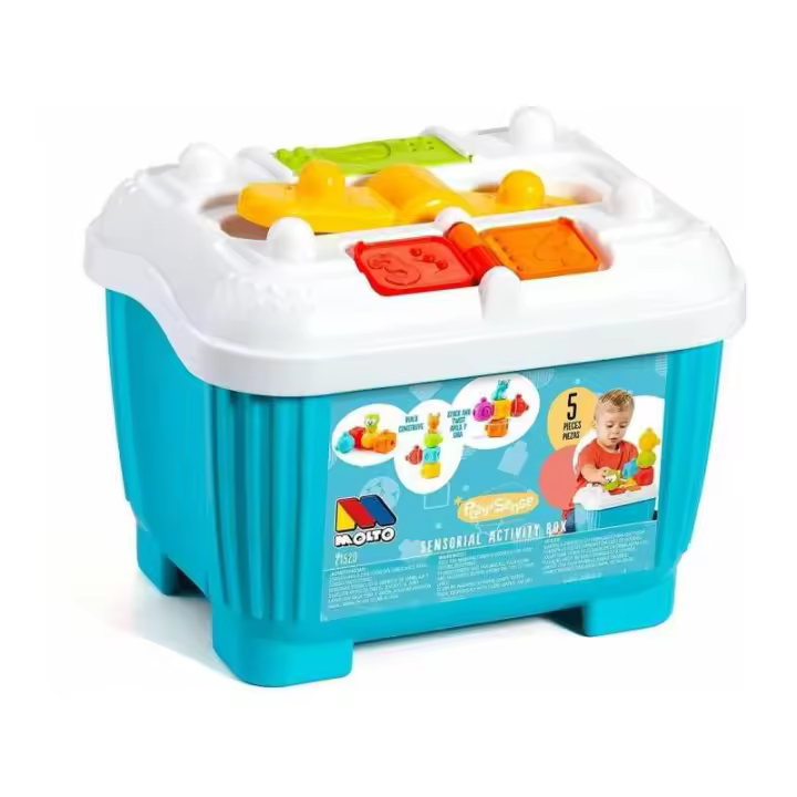 BAUL ACTIVITY BOX AZUL + 5 PIEZAS BLANDITAS DE MOLTO - 1