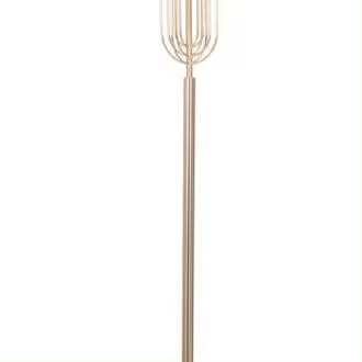 Lámpara de Pie MF188, Metal, Rosa, 40x40x168,5 cm - 1
