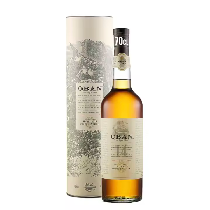 Whisky Oban 14 Años - Botella 70 CL - Single Malt Scotch - 43% - 1