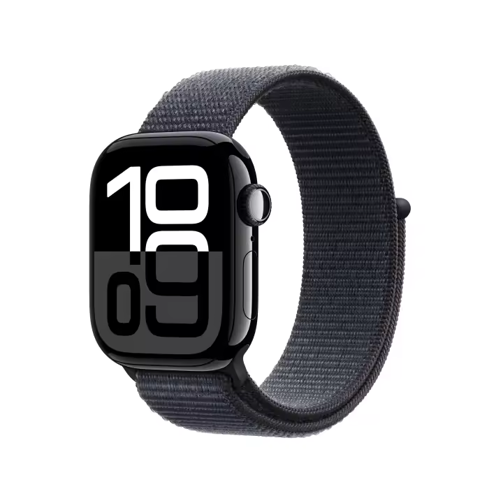 Apple Watch Series 10 OLED 42mm digital 374 x 446 píxeles pantalla táctil 4G negro WiFi GPS (satélite) - 1