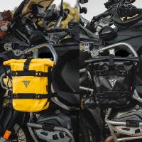 Bolsa De Tanque Para Motocicleta Universal Impermeable Accesorios De Viaje Con Base Saddlebags Adecuada Para Exterior Y Crash Bars - details 27