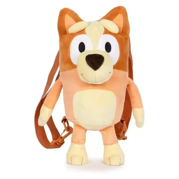 Bluey Mochila Dingo de 35 cm suave infantil 760023652 FAMOSA - 1