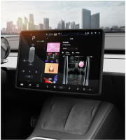 Protector De Marco De Pantalla De Silicona Para Tesla Model Y 3 2021-2024 Accesorios De Interior Del Coche Para Console Central - details 9