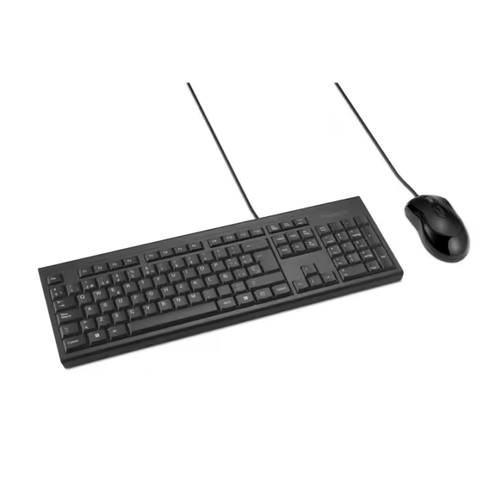 Kensington - Kit de teclado y ratón con cable KM100 EQ K75452ES - 1