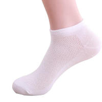 Calcetines Cortos De Algodón Para Mujer 5 Pares Color Sólido Cómodos Casual Primavera Verano Otoño Talla Unica Paquete De 5 - details 2