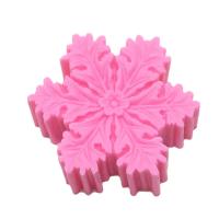 Molde De Hielo De Navidad En Forma De Copo De Nieve De Silicona Para Velas Y Sabores Herramientas De Decoración De Caramelos Y Chocolate Tamaño 8x8x3cm - details 5