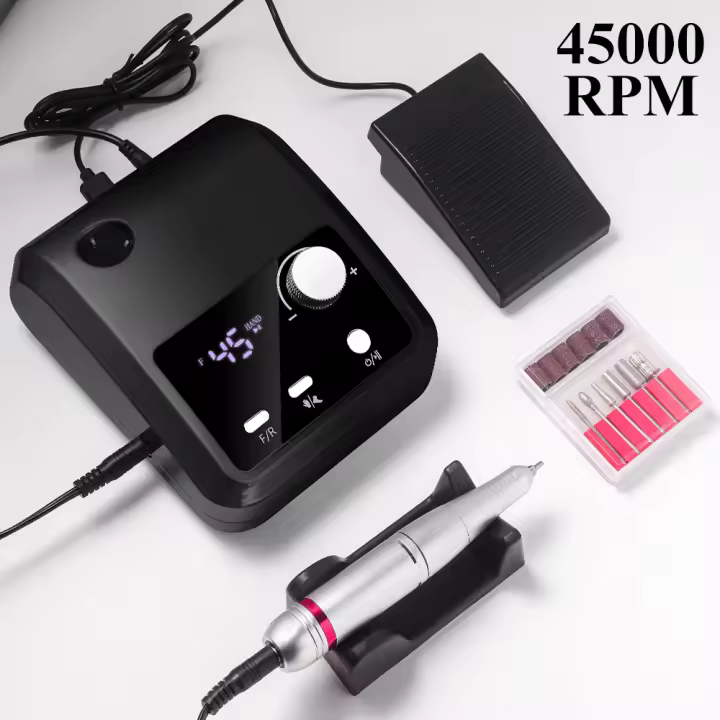 Máquina De Uñas Eléctrica De Alta Calidad Con Pantalla HD Y 45000 RPM Herramienta Profesional De Manicura Y Pelacuaranas - 1