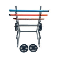 Porta Bolígrafos En Forma De Rack De Squat Divertido Y Único Organizador De Bolígrafos Con Peso Y Barbells Para Gimnasio - details 6