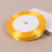 Cinta De Satén Dorado Amarillo Para Regalos Cinta Adhesiva Para Decoración De Fiestas Navidad Halloween Cumpleaños Tamaños 6-10-15-20-25-40-50mm - details 3