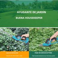 Podadora De Barril Inalámbrica Para Batería Makita 18V 2-en-1 Mini Portátil Eléctrica Para Jardín Cortacésped Y Trimmer De Arbustos - details 8