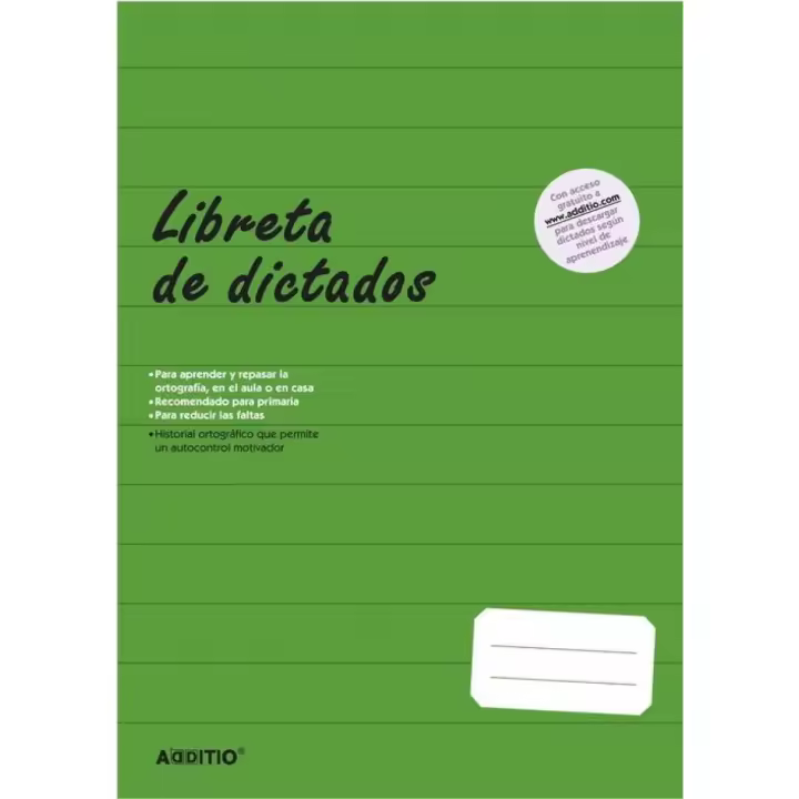 ADDITIO LIBRETA DE DICTADOS PRIMARIA A4 64H - 1