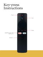 Control Remoto Inteligente Con Reemplazo De Voz XMRM-006 Compatible Con Xiaomi Mi Box S Mi TV Stick Mi TV Stick 4K IR - details 2