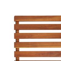 vidaXL Tumbona de jardín de madera maciza de acacia Sillas de Exterior Ideal para jardín, playa, piscina, terraza Tumbona Piscina Tumbonas Playa Tumbonas Jardín Exterior - details 3