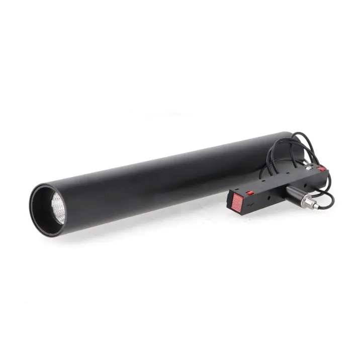 IluminaShop - Lampara Colgante Negra II 10W para Carril Magnetico Detail Chip Osram 48V Monofasico CRI 90 UGR 17 Serie Detail - 1